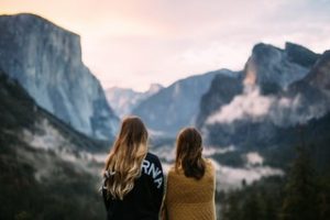 Women looking at mountains | Heidi McBain, Women's Counselor & Online Therapist in Flower Mound, Texas