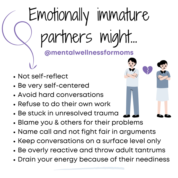Emotional Maturity Immaturity In Relationships Heidi Mcbain